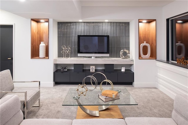 2150 Palisades Dr, Riverside, MO 64150 - view of carpeted living room