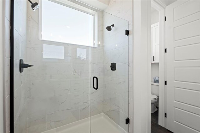 457 SW Longview Blvd, Lees Summit, MO 64081 - full bathroom with a stall shower and toilet