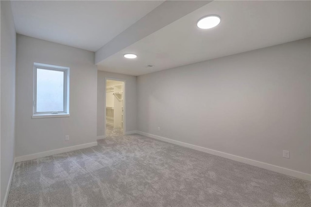 13812 Quigley St, Overland Park, KS 66221 - carpeted spare room featuring baseboards and recessed lighting