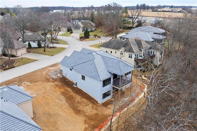 drone / aerial view featuring a residential view