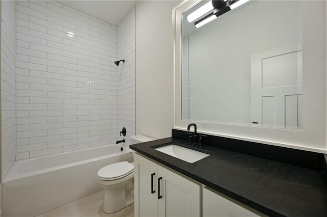 119 Teton Rdg, Lake Winnebago, MO 64034 - full bathroom featuring vanity, shower / bathtub combination, and tile patterned flooring