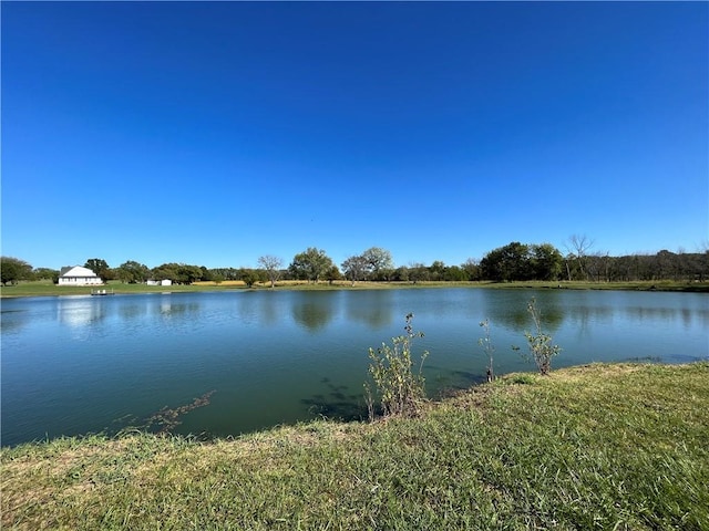 view of property view of water