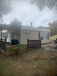 view of rear view of property