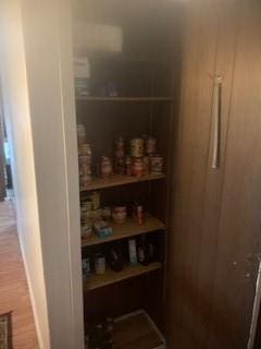 view of pantry