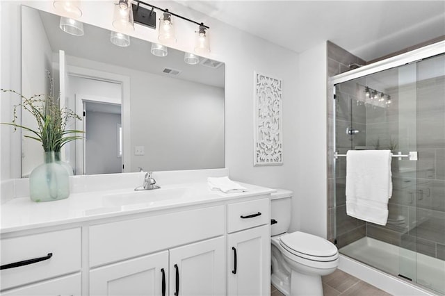 20132 Barker St, Spring Hill, KS 66083 - full bathroom with vanity and a shower stall
