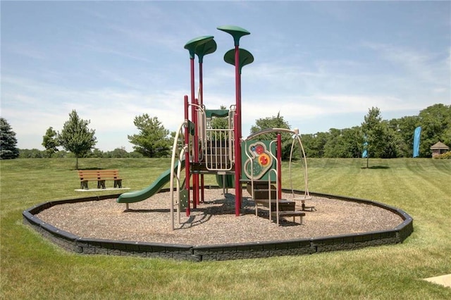 20132 Barker St, Spring Hill, KS 66083 - community playground featuring a lawn