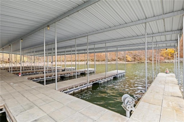 7930 Eagle Bay Dr, Gravois Mills, MO 65037 - view of dock featuring a water view