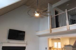 7930 Eagle Bay Dr, Gravois Mills, MO 65037 - living room with a ceiling fan