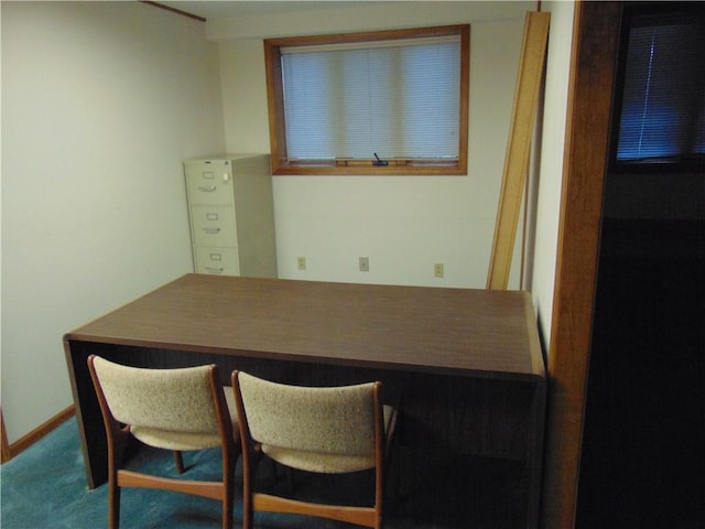 view of dining area