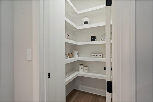 view of pantry