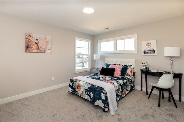 bedroom featuring carpet floors