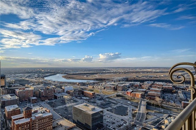 city view featuring a water view