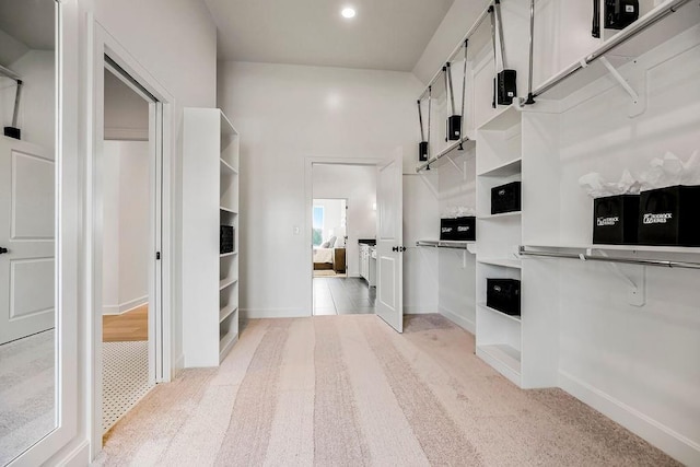 16735 S Hall St, Olathe, KS 66062 - walk in closet with light colored carpet