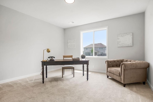 8009 Millridge St, Shawnee, KS 66220 - home office with light colored carpet
