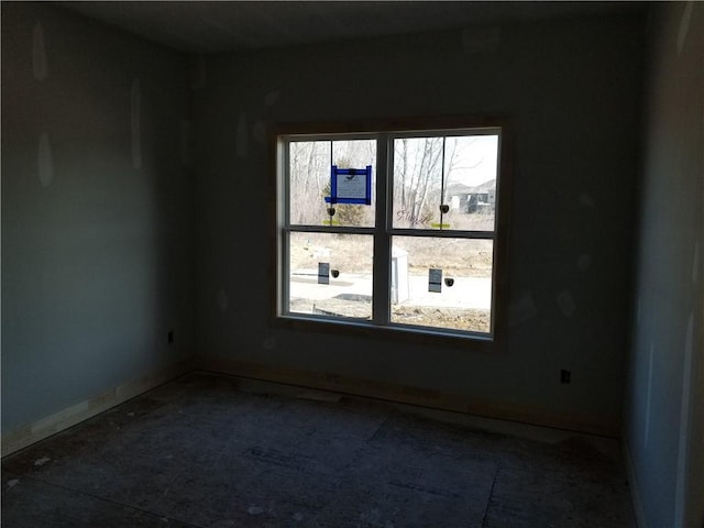 view of empty room