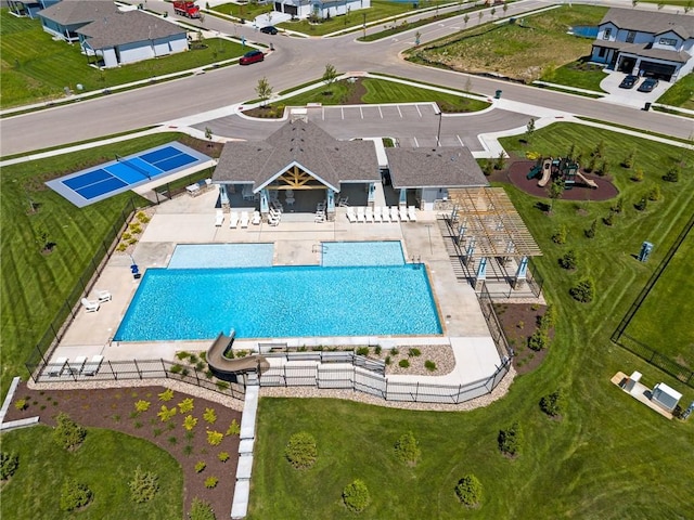 aerial view