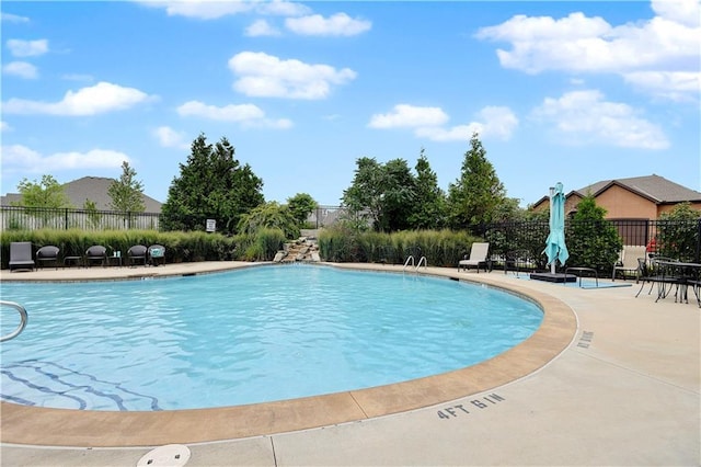 17421 Gillette St, Overland Park, KS 66221 - community pool featuring a patio