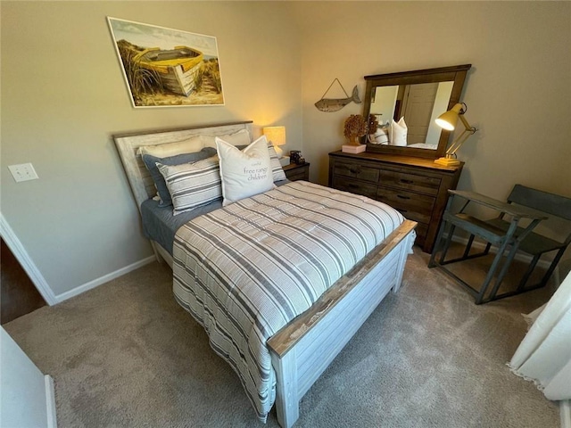 bedroom with carpet flooring