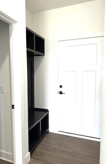 29613 W 196th St, Gardner, KS 66030 - mudroom with wood finished floors and baseboards
