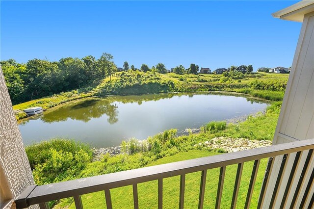 view of water feature