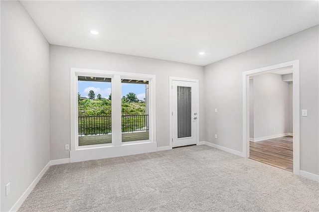 empty room featuring carpet