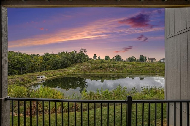 property view of water