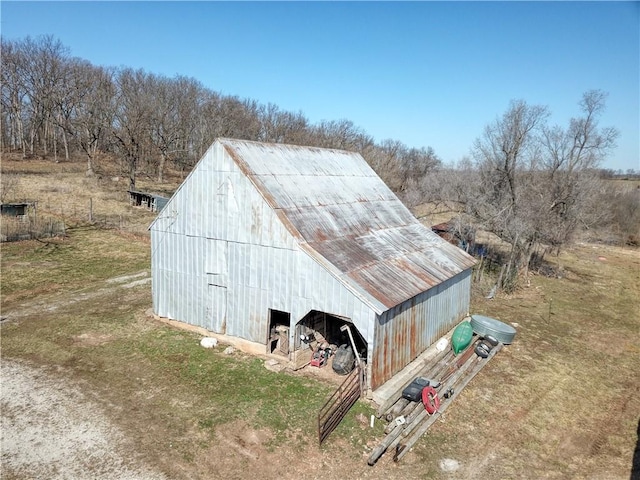 view of shed / structure