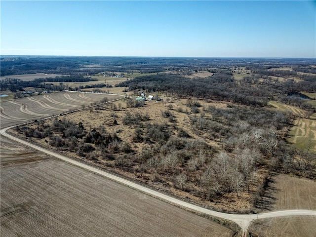 view of aerial view