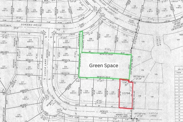 10298 Lucca Ln, Peculiar, MO 64078 - parcel map