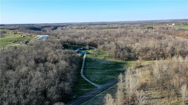 view of aerial view