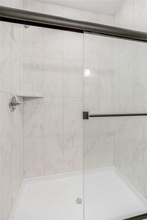 bathroom with walk in shower