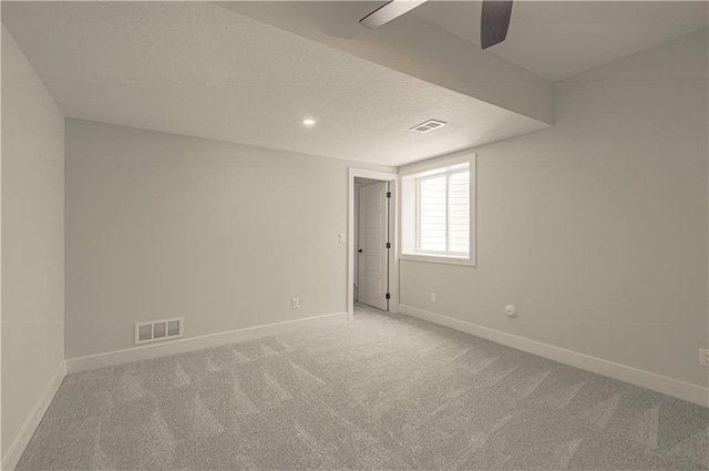 16615 NW 124th St, Platte City, MO 64079 - spare room with carpet flooring, ceiling fan, and recessed lighting