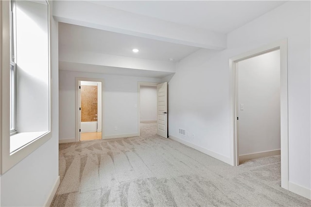 14500 Meadow Ln, Leawood, KS 66224 - unfurnished bedroom featuring recessed lighting, visible vents, baseboards, and carpet floors