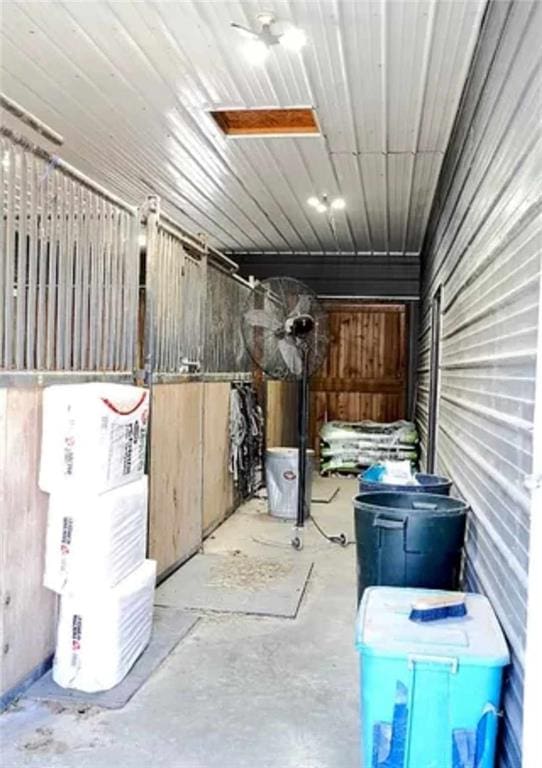 view of horse barn