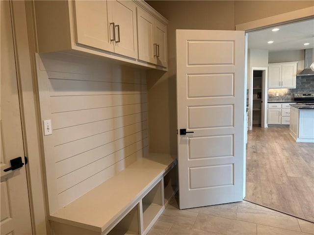 view of mudroom