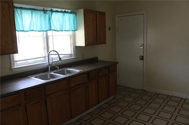 kitchen featuring sink