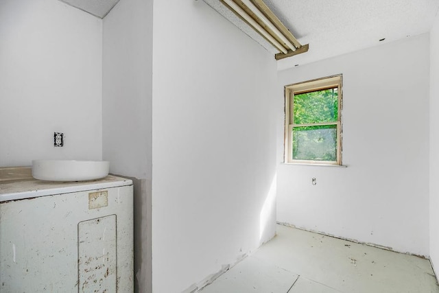 interior space with washer / clothes dryer