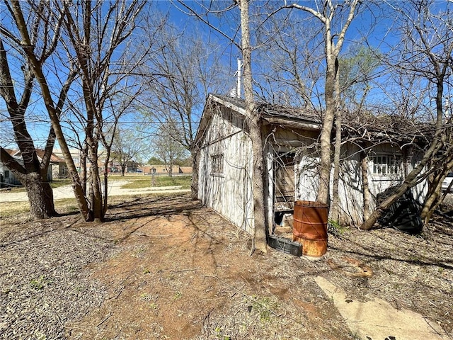 view of side of property