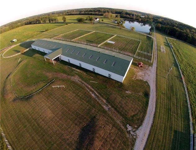 15523A W 303rd St, Paola, KS 66071 - aerial view featuring a rural view and a water view