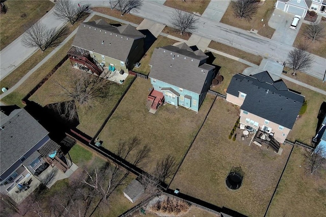 birds eye view of property featuring a residential view