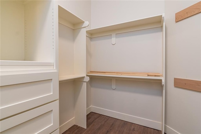 153 S Linn Valley Dr, Linn Valley, KS 66040 - walk in closet with dark wood-style floors