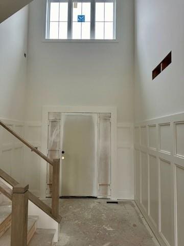 view of foyer entrance