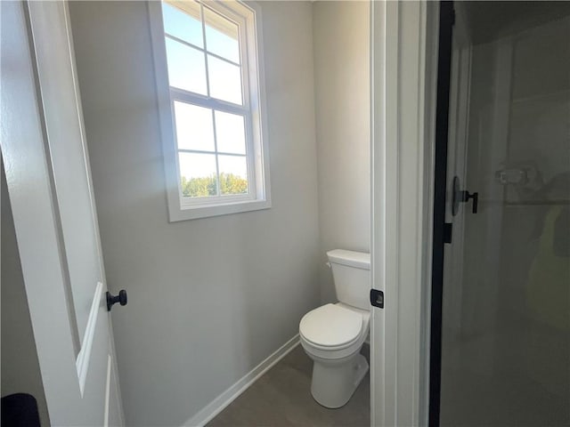 bathroom featuring toilet