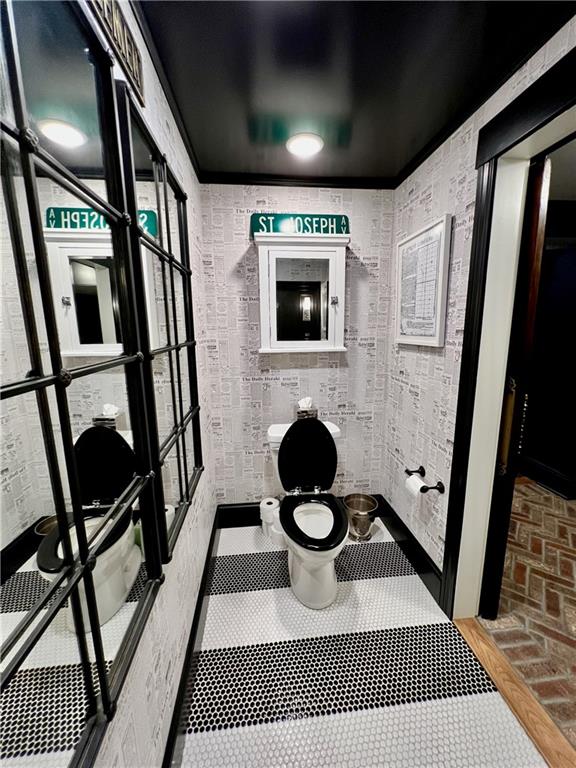 bathroom with toilet