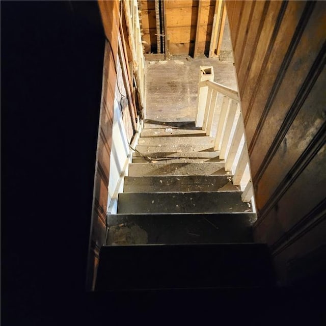 view of staircase