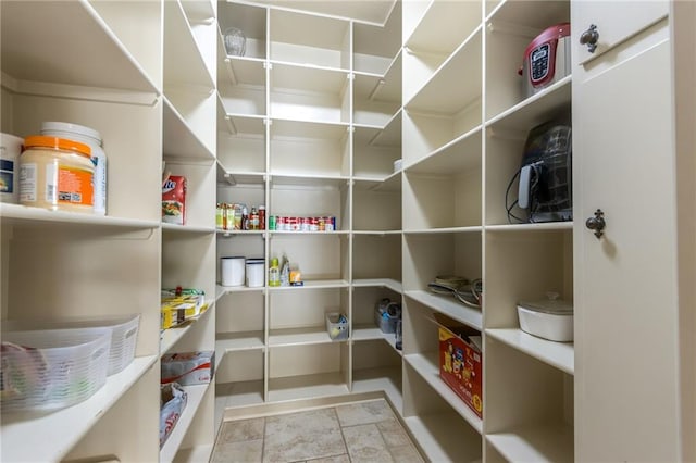 view of pantry