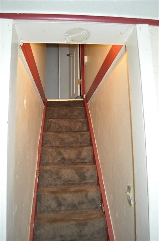 view of stairs