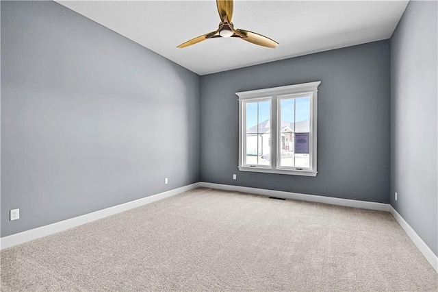 22047 W 94th St, Lenexa, KS 66220 - empty room with light carpet and ceiling fan