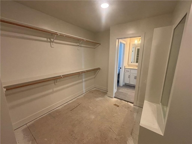 view of spacious closet