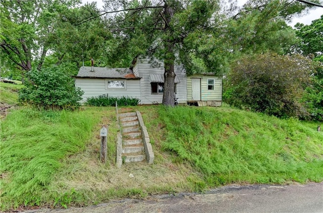 view of front of home